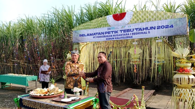 Gelar Acara Tasyakuran PTPN 1 Regional 5 Kebun Kalitelepak Sambut Panen Tebu Tahun 2024