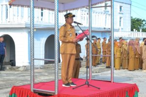 Pimpin Apel Bersama, Plt Bupati Rohil Apresiasi Kinerja Penanganan Banjir