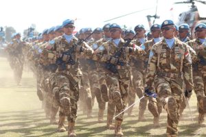 Satgas BGC 39-F MONUSCO Menggelar Upacara Medal Parade