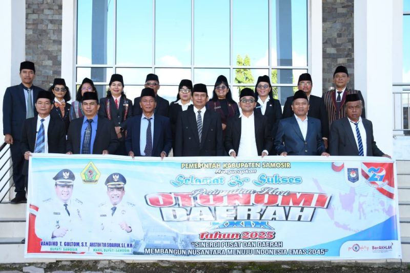 Pemkab Samosir Gelar Upacara Peringatan Hari OTONOMI Daerah