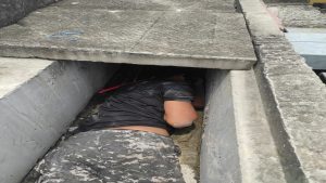 Sembunyi di Gorong-Gorong, Pencuri Kabel Sinyal Kereta Api Berhasil Dibekuk