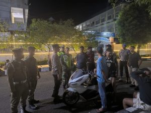 Patroli Gabungan Tiga Pilar Dan Razia, Cegah Aksi Kenakalan Remaja