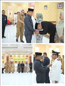 Sekda Rohil Lantik Dua Pejabat Administrator, Tegaskan Profesionalisme dan Responsivitas Pelayanan Publik*