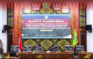 DPRD kota Dumai gelar rapat paripurna penutupan masa persidangan II   January sampai Aprli