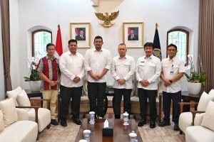 Gubsu bersama Bupati Samosir Audiensi ke Kementerian Perhubungan, Sampaikan Usulan Aksesibilitas Transportasi Seaplane di Danau Toba