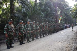 TMMD ke-124 Kodim 0320 Dumai: Pengerasan Jalan Sukajadi Capai 90 Persen di Hari ke-18