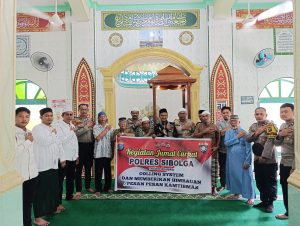 Polres Sibolga Laksanakan Jumat Curhat Di Masjid Al-Munawar Sibolga