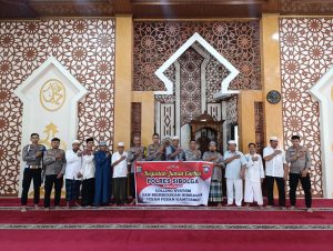 Polres Sibolga, Laksanakan Jumat Curhat Di Masjid Al-Azhar Sibolga, Lapor Aksi Premanisme