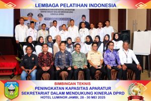 Sekretariat DPRD Sarolangun Ikuti Bimtek Lapin