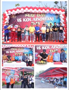Wabup Rohil Hadiri Peringatan May Day 2025 di Polres Rohil