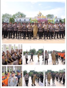 Kapolres Rohil Bersama Bupati dan Dandim O321, Pimpin Apel Kesiapsiagaan Penanggulangan Karhutla