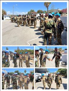 Komandan Srilanka menyambut hangat kunjungan kerja Komandan FHQSU sebagai pimpinan dari Force Protection Unit*