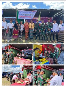 Satgas Pamtas RI-RDTL Yonarhanud 15/DBY Dukung Penuh Kegiatan Hardiknas SMA N 1 Amfoang Timur di Kantor Bupati Kupang