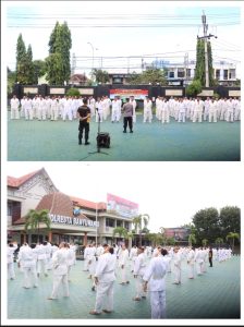 Tingkatkan Kesiapan di Lapangan, Polresta Banyuwangi Gelar Latihan Bela Diri Rutin*