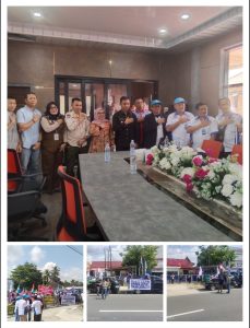 PC.FSPPP – SPSI Kabupaten Kampar Melakukan Aksi Damai di Kabupaten Kampar