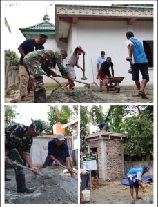 TMMD ke-124 Sinergikan TNI dan Masyarakat Wujudkan Sumur Bor dan Fasilitas Sanitasi Layak di Masjid Al-Amin*