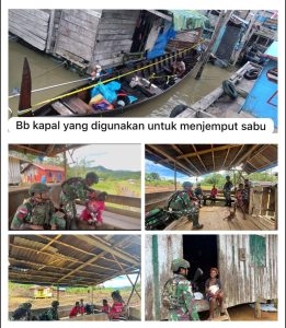 Satgas Yonif 642/Kps Berikan Bantuan Yankes