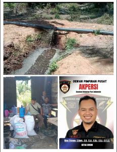 Tim DPC Akpersi Rokan Hulu Investigasi Limbah Cair PKS PT SKA Atas Petunjuk Ketum DPP Akpersi Pusat