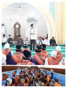 Keberangkatan 167 JCH Kloter 12 Menuju Embarkasi Haji Batam