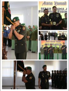 Danrem 031/Wira Bima Pimpin Serah Terima Jabatan dan Tradisi Satuan Dandim 0301/Pekanbaru