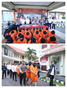 *Operasi Pekat Semeru II 2025: Polresta Banyuwangi Ungkap 37 Tersangka, Termasuk Kasus Perampasan Bermodus Polisi Palsu*