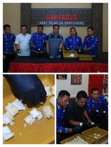 Petugas Lapas Banyuwangi Gagalkan Upaya Penyelundupan Paket Diduga Sabu dalam Lontong