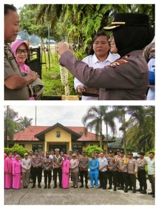 Kapolsek Pinggir pimpin Pelepasan Purna Bhakti Anggota Polsek Pinggir