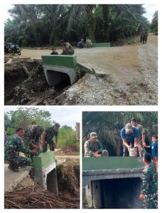 Jalur Utama Kembali Terbuka, Warga Bukit Kayu Kapur Apresiasi TMMD ke-124 Kodim 0320/Dumai