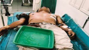Duel Berdarah, Seorang Warga Luka Berat Usai Ditusuk Senjata Tajam.