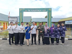 BRI Cabang Medan Gatot Subroto Melalui Program BRI Peduli TJSL, Renovasi Sekolah TK Kartika Yonzipur 1 Dhira Dharma
