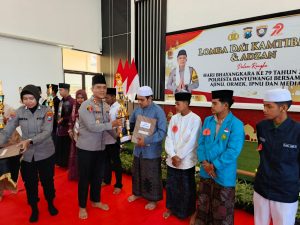 *Polresta Banyuwangi Gelar Lomba Dai Kamtibmas dan Adzan dalam Rangka Hari Bhayangkara ke-79*