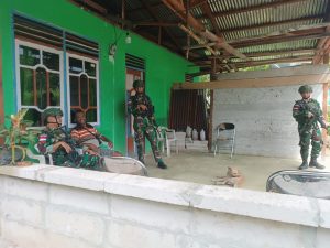 Satgas Yonif 642/Kps Anjangsana dan Berikan Motivasi Kepada Warga Binaan