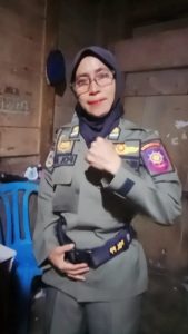 Pimred Ucapkan “Selamat” kepada ibu RedPel, di percaya menjadi SATPOL PP