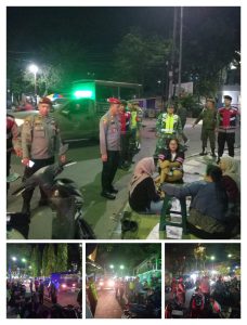 Patroli Gabungan Berikan Sosialisasi Call Center 110, Lapor Aksi Premanisme Berkedok Ormas