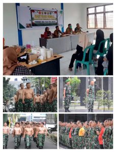 Semangat Pagi Korem 031/Wira Bima , Apel dipimpin Danrem, Dilanjutkan Jalan Sehat 3.2 Km