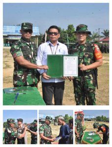 Kasrem 031/WB Pimpin Upacara Penutupan TMMD Kodim Dumai