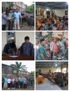 Rayakan Idul Adha 1446 H, Satgas Pamtas RI-RDTL Yonarhanud 15/DBY Laksanakan Salat Id dan Pemotongan Hewan Kurban Bersama Warga