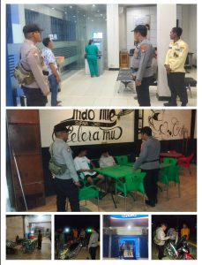 Ciptakan Kondisi Aman Ditengah Masyarakat, Polsek Bangko Pusako, Polres Rohil KRYD Patroli Premanisme