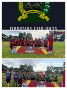 Jadwal perempat final open turnamen sepak Bola piala Dandim 0825/ANR cup 2025 Di Lapangan maron genteng
