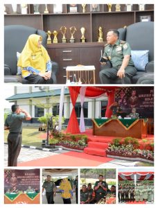 Danrem 031/WB kunjungi Kodim 0322/Siak, Sekaligus Jalin Silaturahmi dengan Bupati Siak yang Baru