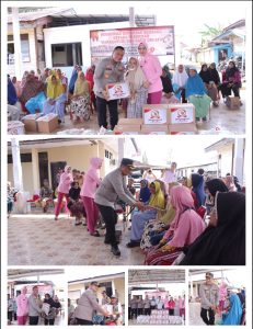 Jelang HUT Bhayangkara ke – 79, Kapolres Rohil Didampingi Ketua Bhayangkari Gelar Silaturahmi Pensiunan, Warakauri dan Dhuafa