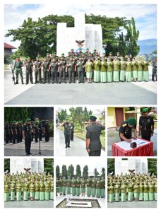 Danrem 132/Tadulako Pimpin Ziarah Rombongan Peringati HUT ke-67 Kodam XIII/Merdeka