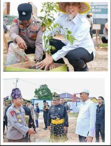 Kapolda Riau  Irjen Pol Herry Herjawan  S. I.K M.H .M .Hum  Laksanakan kunjungan  Ke Mapolres Dumai