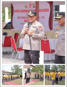 Kapolres Rohil Buka Kegiatan Lomba Menembak Polres Rokan Hilir dalam Rangka HUT Bhayangkara Ke-79