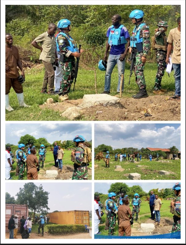 *Recce Visit Satgas Kizi TNI Konga XX-V MONUSCO dalam rangka pemindahan Medical Kontainer untuk Dukung Fasilitas Kesehatan di Wilayah Beni, Mukulia DRC*