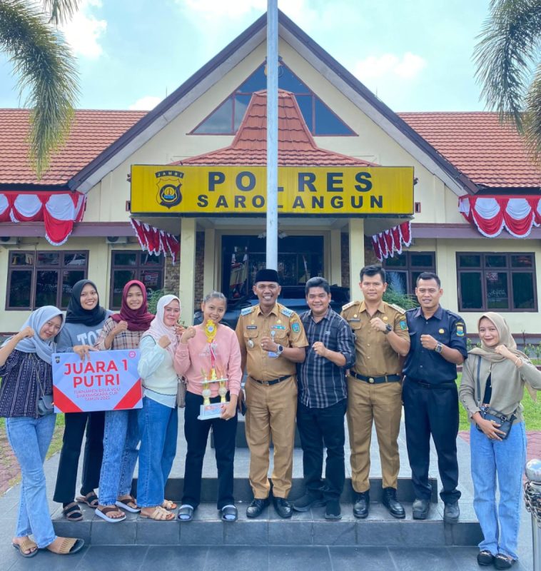 Club volly ball Anjeli Gadih Tinting Raih Juara 1(Satu) Kapolres Cup Sarolangun