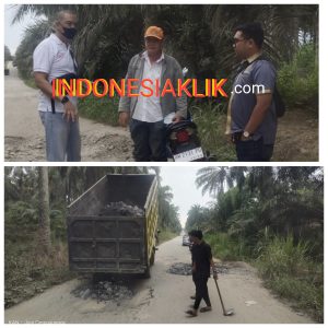 PKS PT KAN Kembali Preoritaskan  Perbaikan Dua Jalan Penghubung Di Dua Kepenghuluan