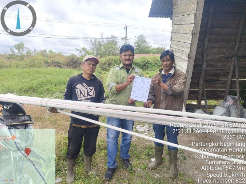 Wujudkan Komitmen Sosial, TPL Salurkan Ratusan Pipa Air Bersih ke Warga Samosir dan Dairi