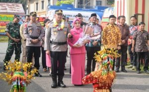 Bupati Sarolangun Hurmin Sambut Kedatangan Kapolres Sarolangun yang baru AKPB Wendi Oktariansyah S.Ik,MH