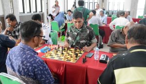 HUT TNI ke – 80 Riau Bersiap Jadi Tuan Rumah, Korem 031/ WB Gelar Pra Open Turnamen Catur Piala Panglima TNI